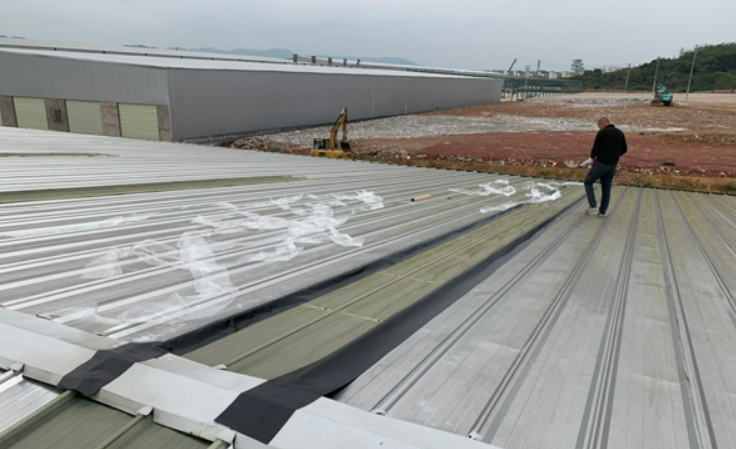 临泉厂房屋面防水维修案例